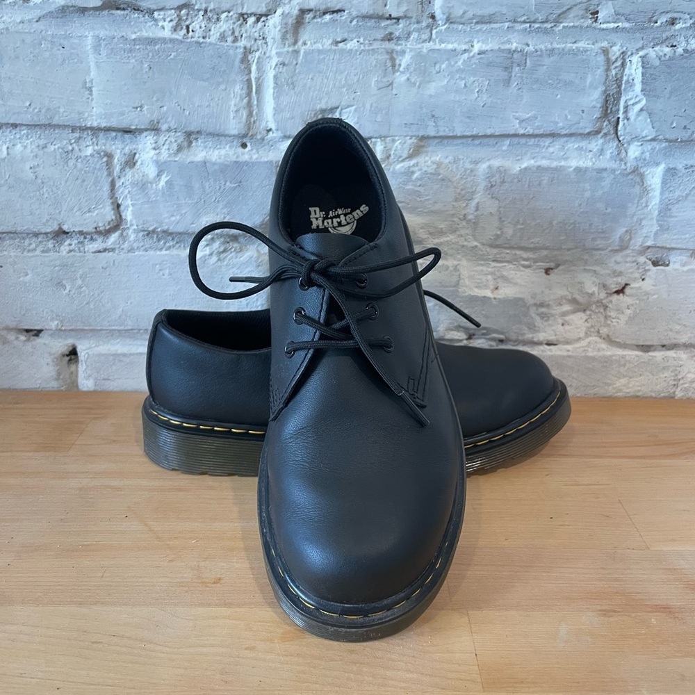 Dr. Martens Black Leather Youth Oxford UK4 EU37 - Picture 4 of 7